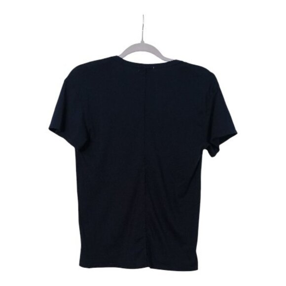 Adriano Goldschmied Blue Short Sleeve T-Shirt Small Scoop Neck 100% Cotton Tee - Picture 2 of 8